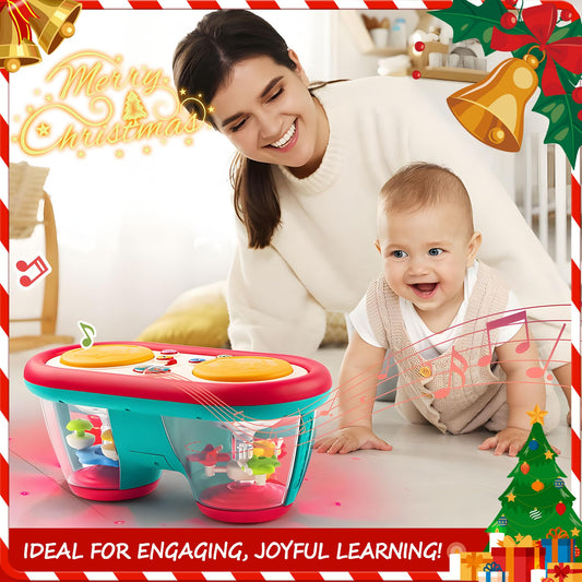 ROHSCE infant toy mode switch drum and melody support interactive play