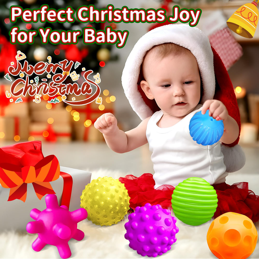 ROHSCE BPA-free sensory ball designed for safe teething and exploration.