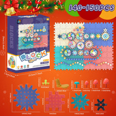 ROHSCE gear blocks suitable for classroom, home, and camp activities
