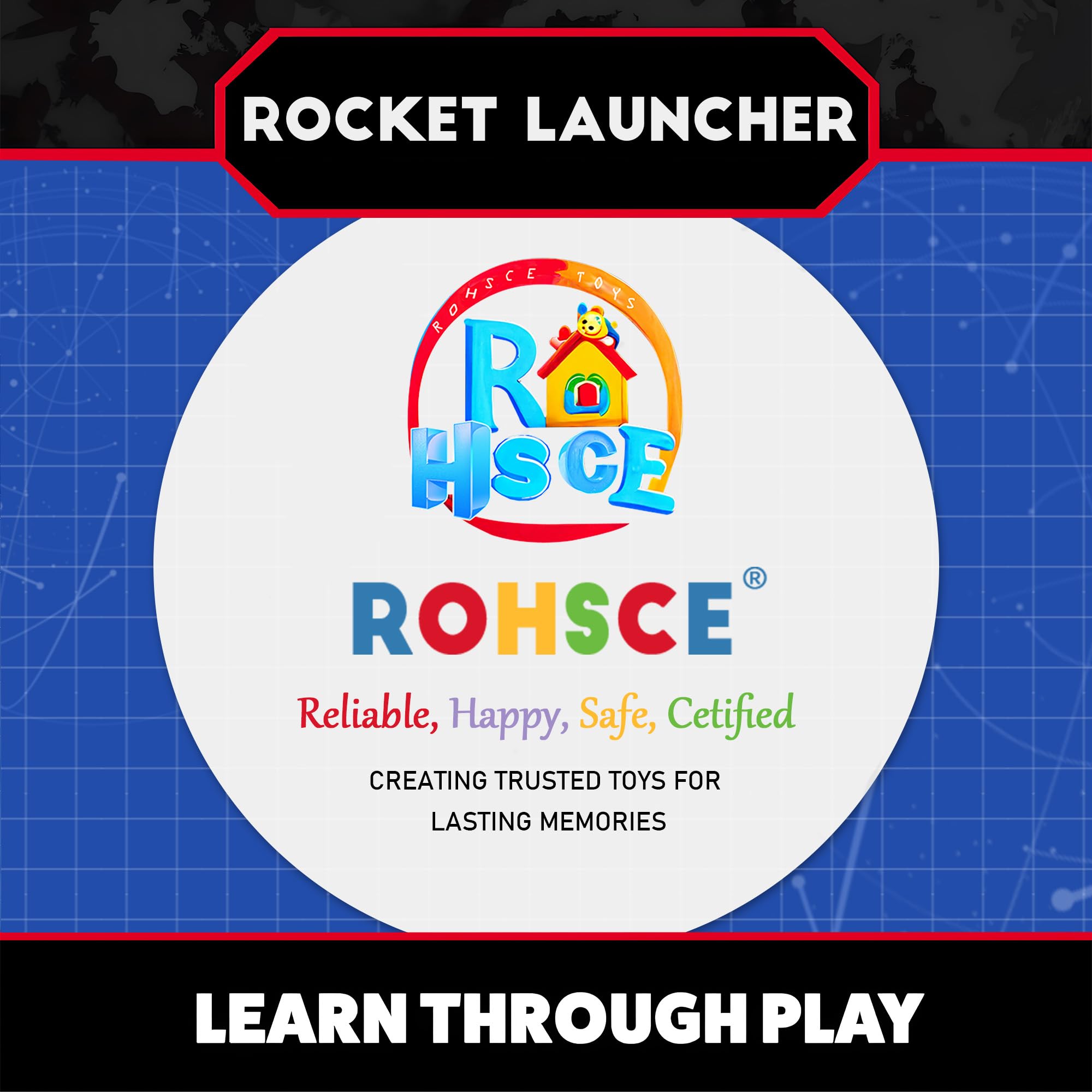 ROHSCE Rocket Launcher kids-play-gift makes a memorable birthday surprise.