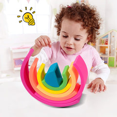 ROHSCE stackable toy keeps kids engaged in learning-focused play.