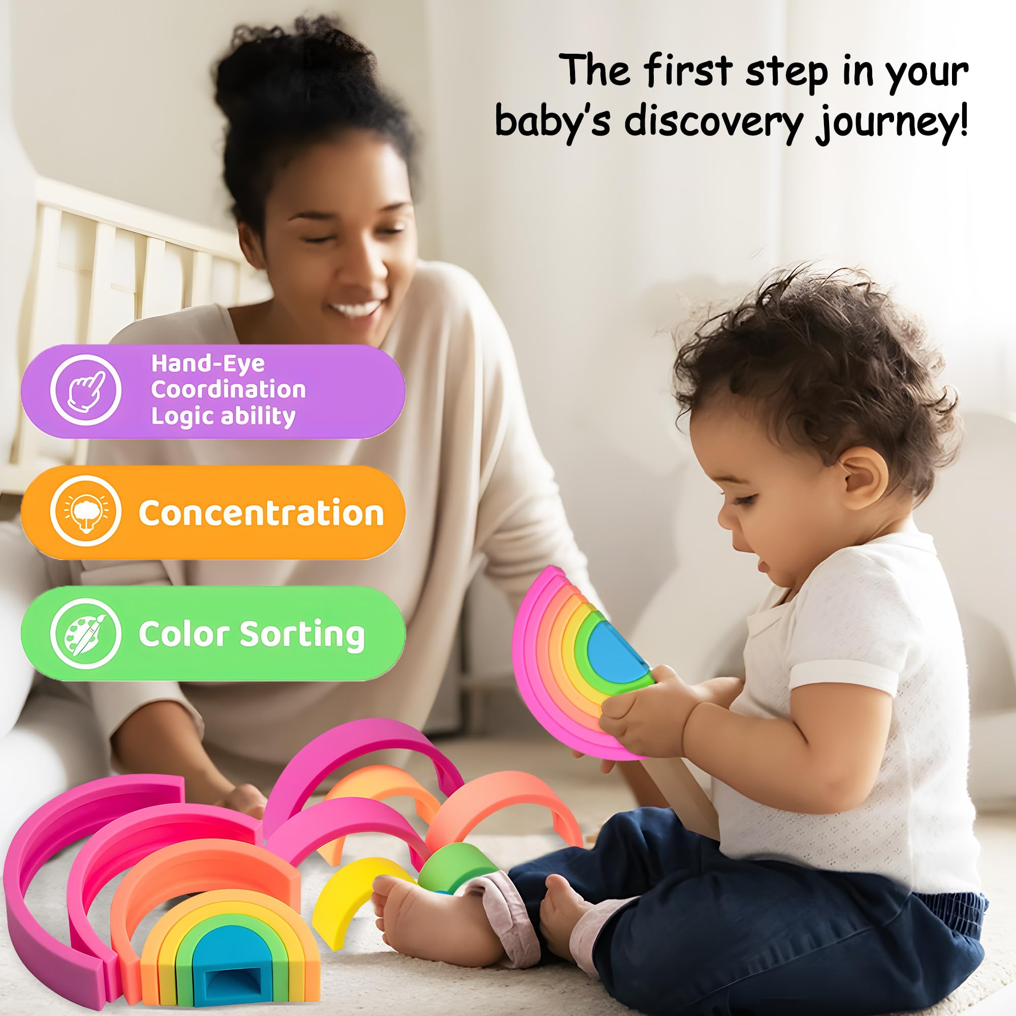 ROHSCE open-ended play set encourages creativity and problem solving.