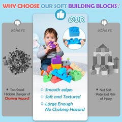 ROHSCE blocks are easy to wipe clean and durable for daily use.