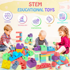 ROHSCE blocks support parent child interaction through cooperative play.