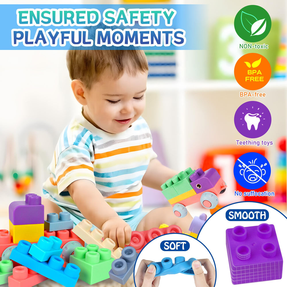 ROHSCE blocks build vehicles for imaginative construction play.