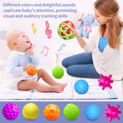 ROHSCE teething-friendly balls for soothing gums and exploration
