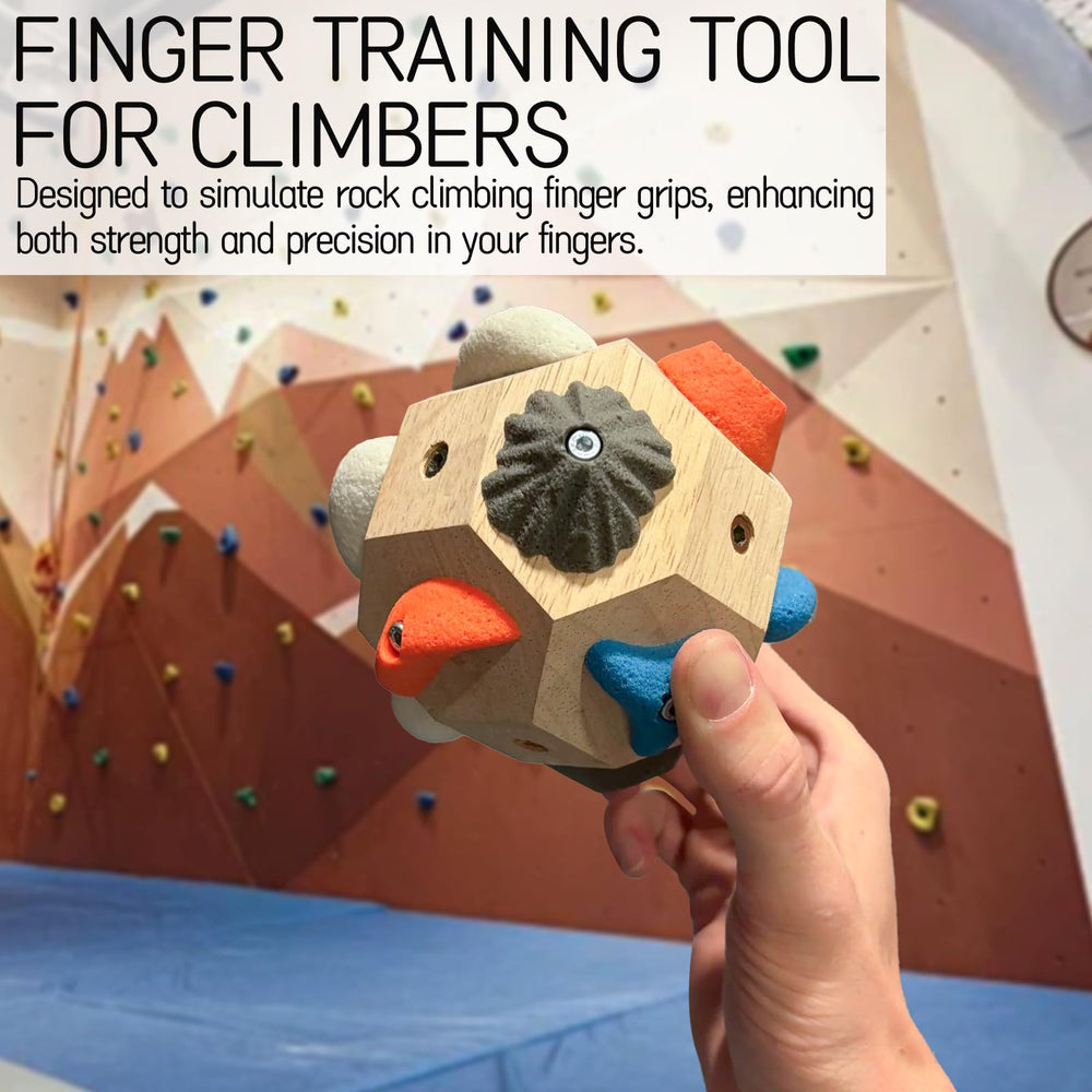 Roioiow climbing blocks close-up with textured wood for durable grip.