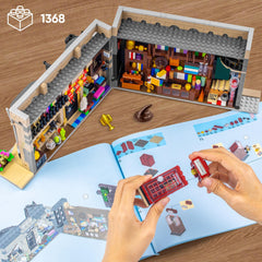 ROKAFU Magic Shop set normal mode steadies the build for display and play