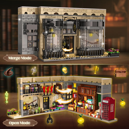 ROKAFU Magic Shop building set interior detail invites creative storytelling