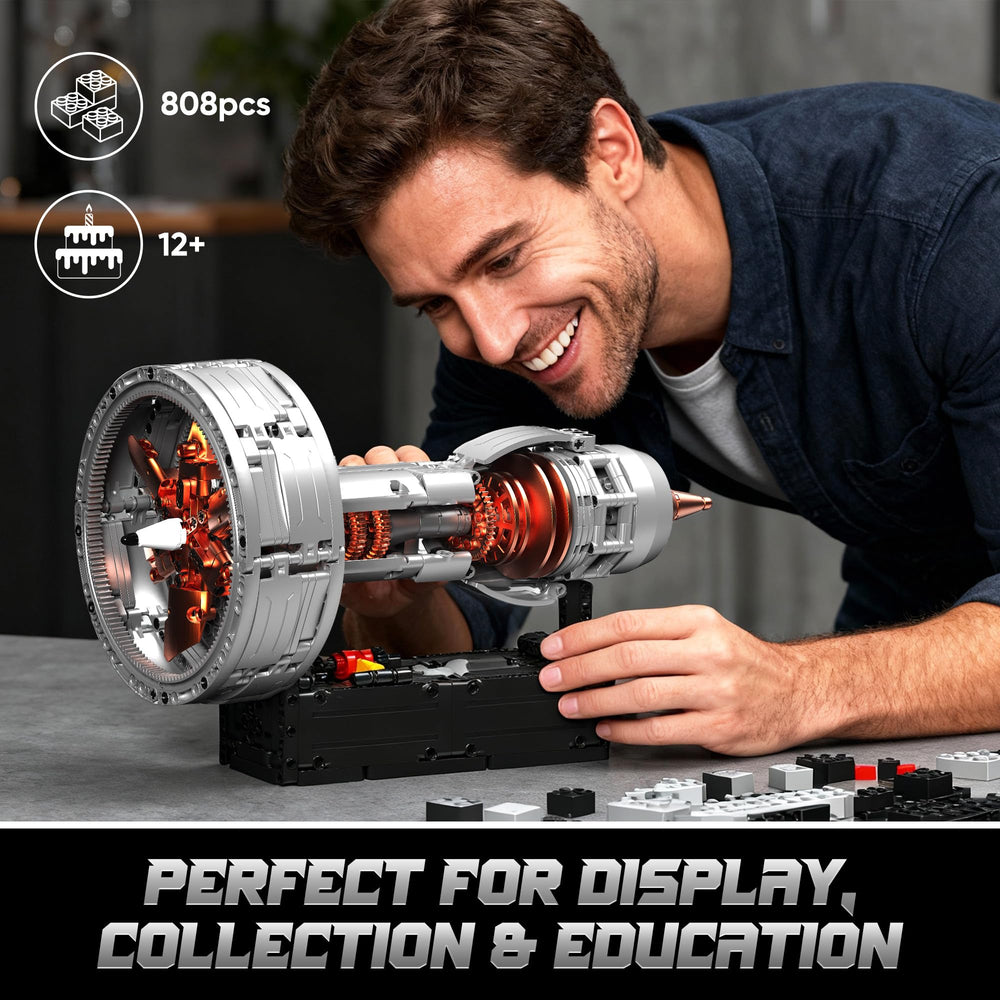 ROKAFU Turbojet ABS build parts provide durable, long-lasting model assembly.