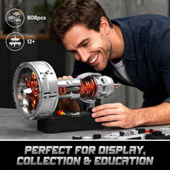 ROKAFU Turbojet ABS build parts provide durable, long-lasting model assembly.