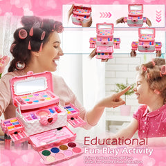 ROKKES eye shadow palette with vibrant kid-friendly shades for pretend play