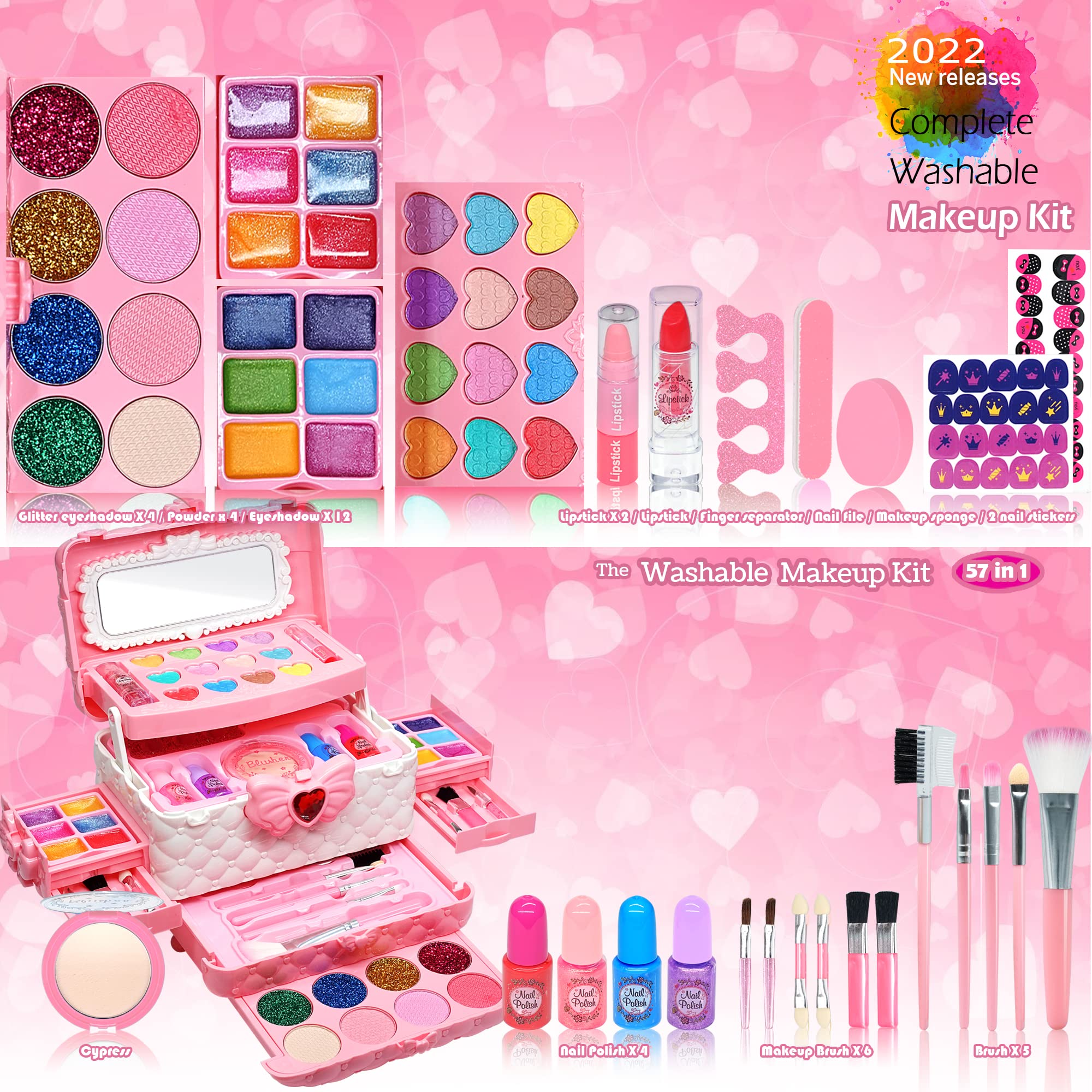 ROKKES 32-color palettes expand creative makeup play for young artists