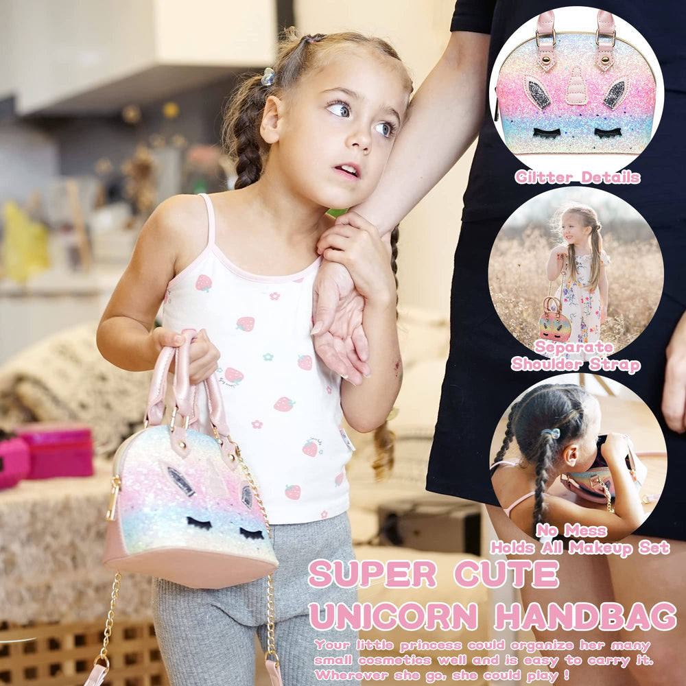 ROKKES unicorn bag keeps pieces organized for travel.