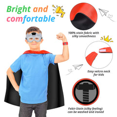 Roko cape with Velcro neck closure, easy on and off.