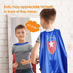 Roko satin cape feels soft and durable for long play sessions.