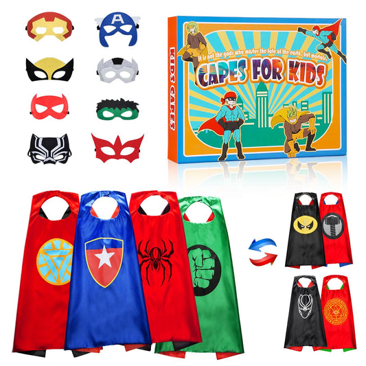 Roko double-sided satin cape hero design 2 with adjustable fit for comfort
