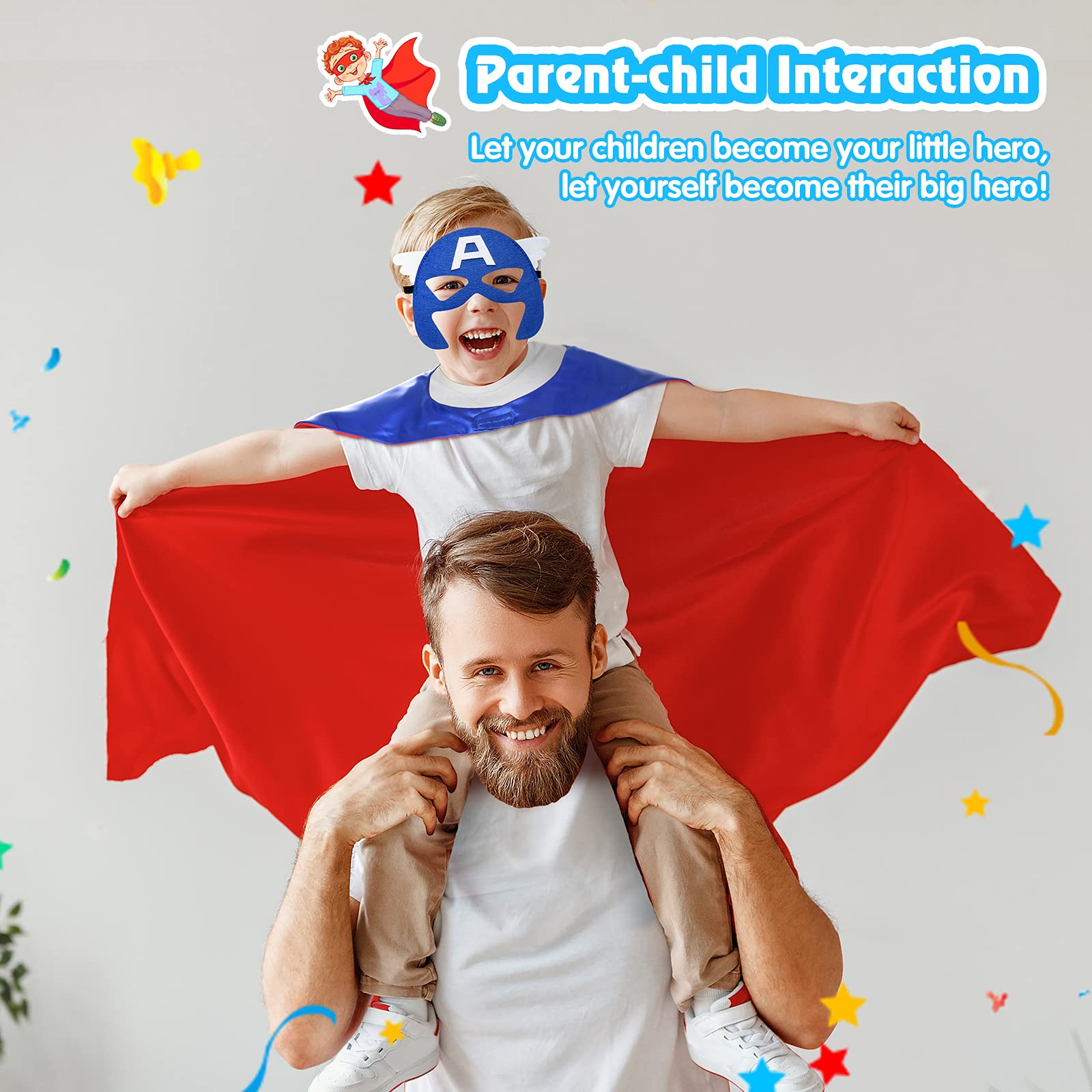 Roko dress-up costumes boost imaginative play during kid time and parties.