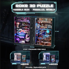 ROKR 2 in 1 Marble Run Future City track invites problem solving during setup