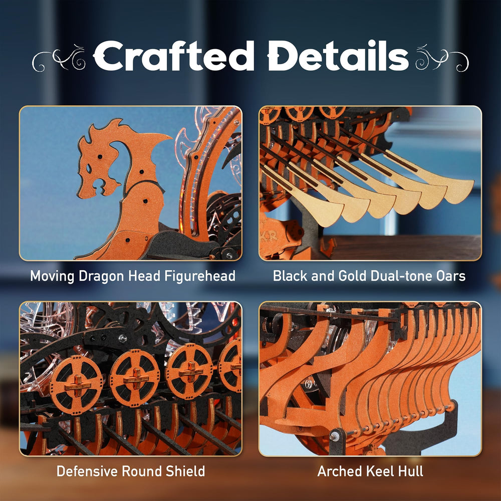 ROKR 3D puzzle for adults providing a focused, satisfying build.