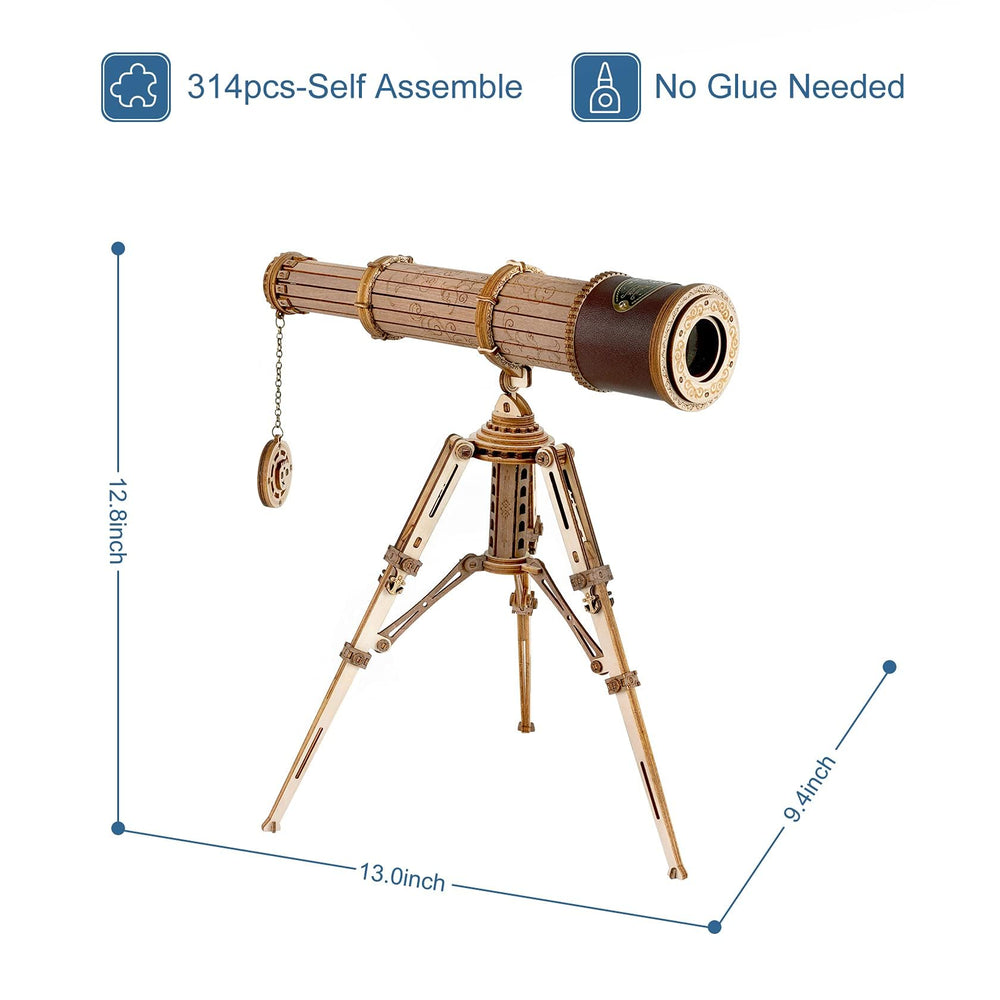ROKR retractable body tube illustrates adjustable zoom for immersive viewing
