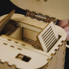 ROKR interior tray holds secrets or a small keepsake.