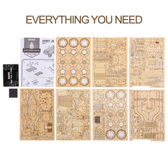 ROKR 3D wooden puzzle interlocking mechanism showcases a mechanical feat