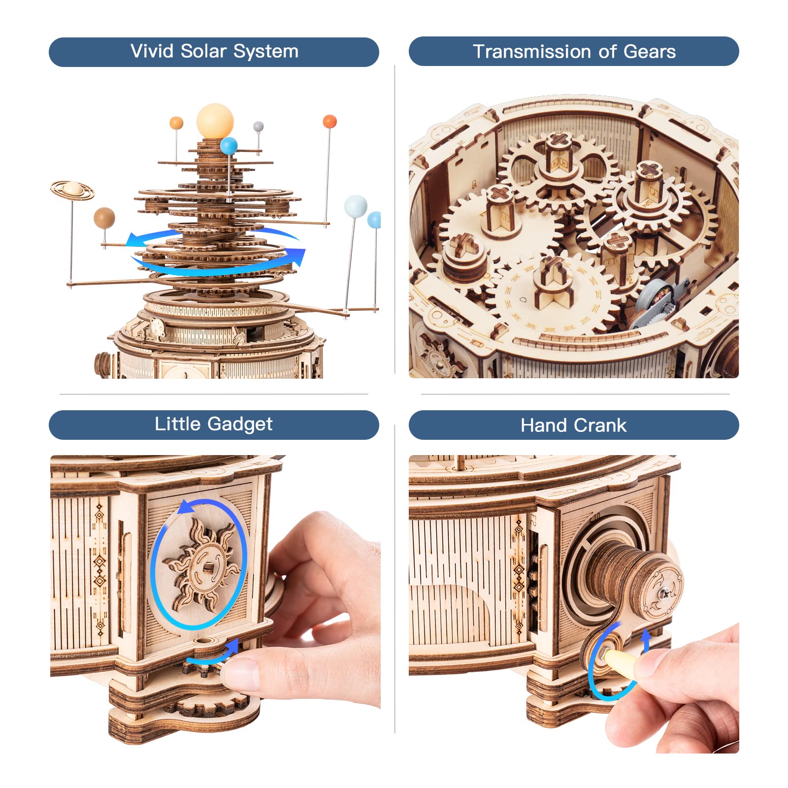 ROKR easy-assembly-parts kit suits patient hands for a satisfying build