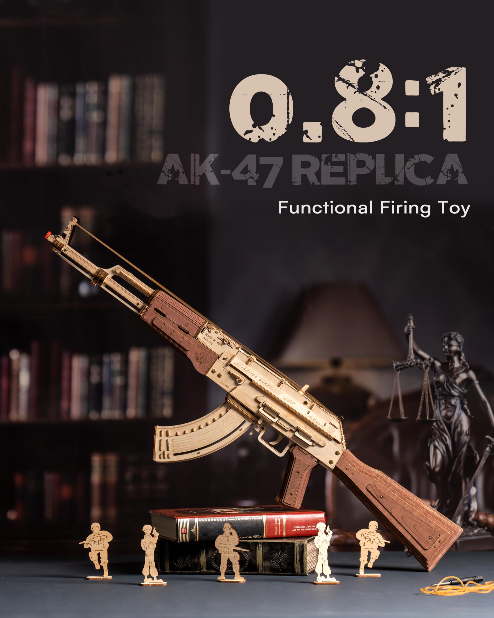 ROKR AK47 detachable magazine detail highlighting realistic modular design