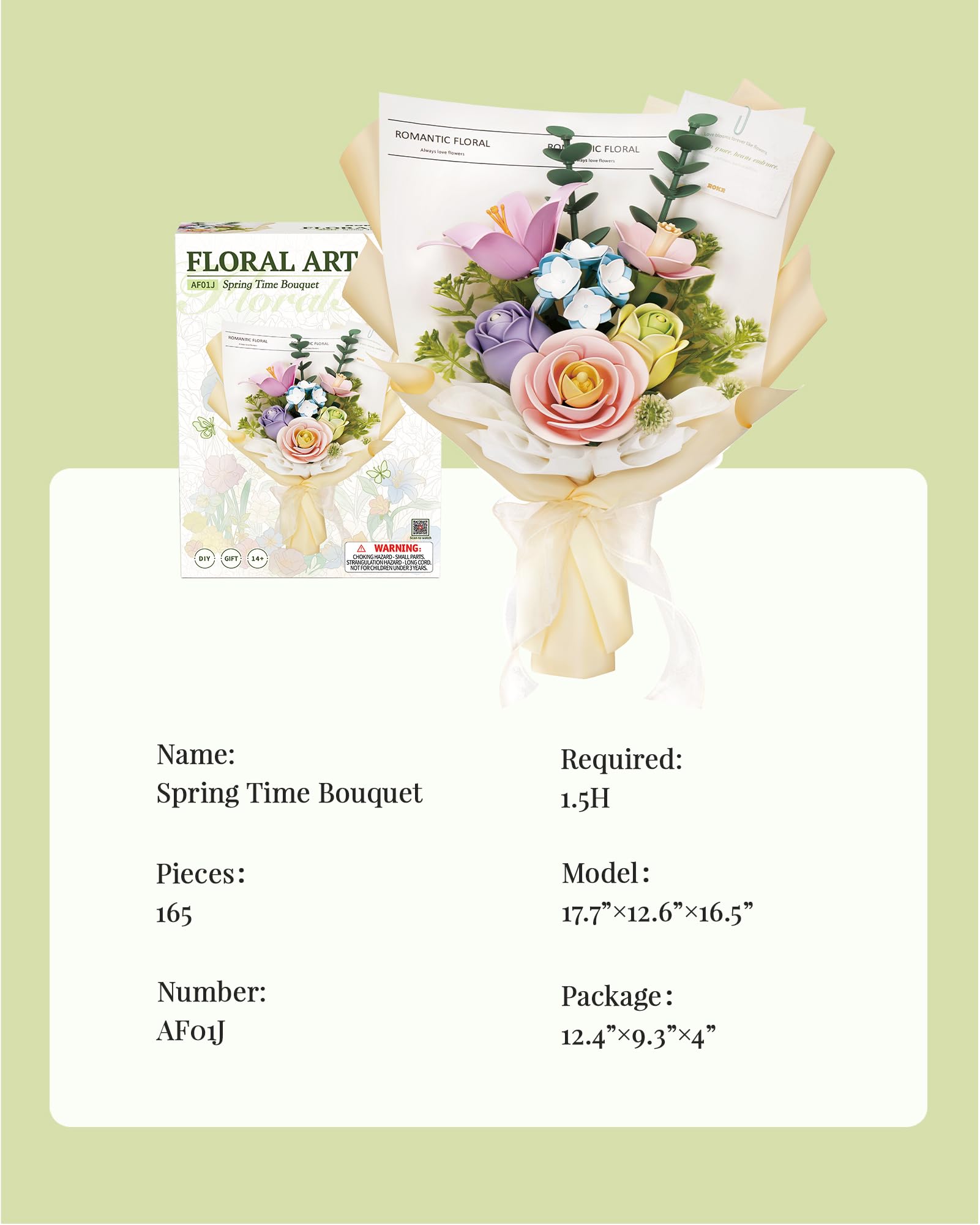 ROKR bouquet home decor display ready to brighten shelves.