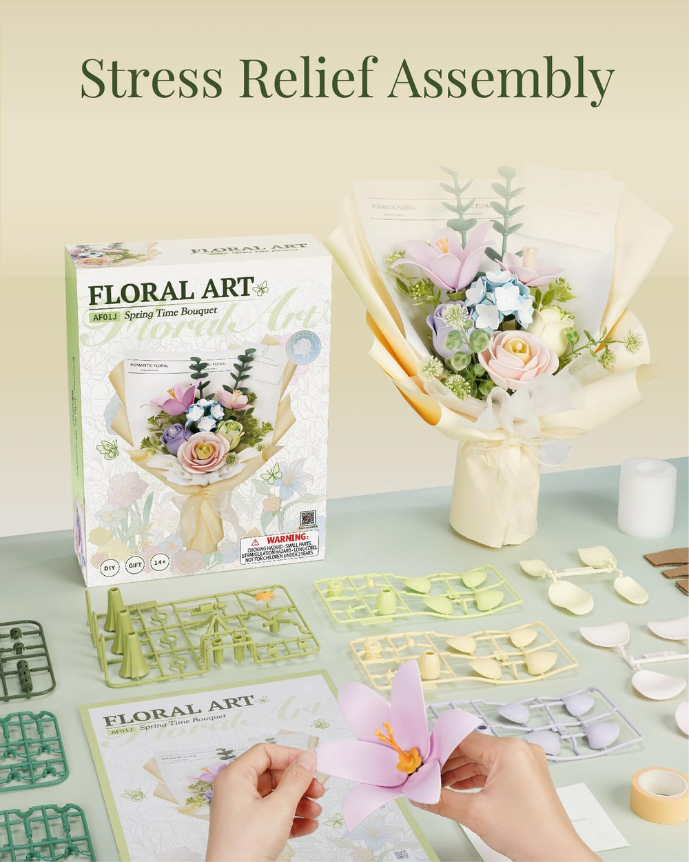 ROKR bouquet spare parts included for worry-free assembly and repair.