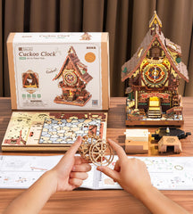 ROKR Cuckoo Clock diy build time encourages relaxed creativity and focus