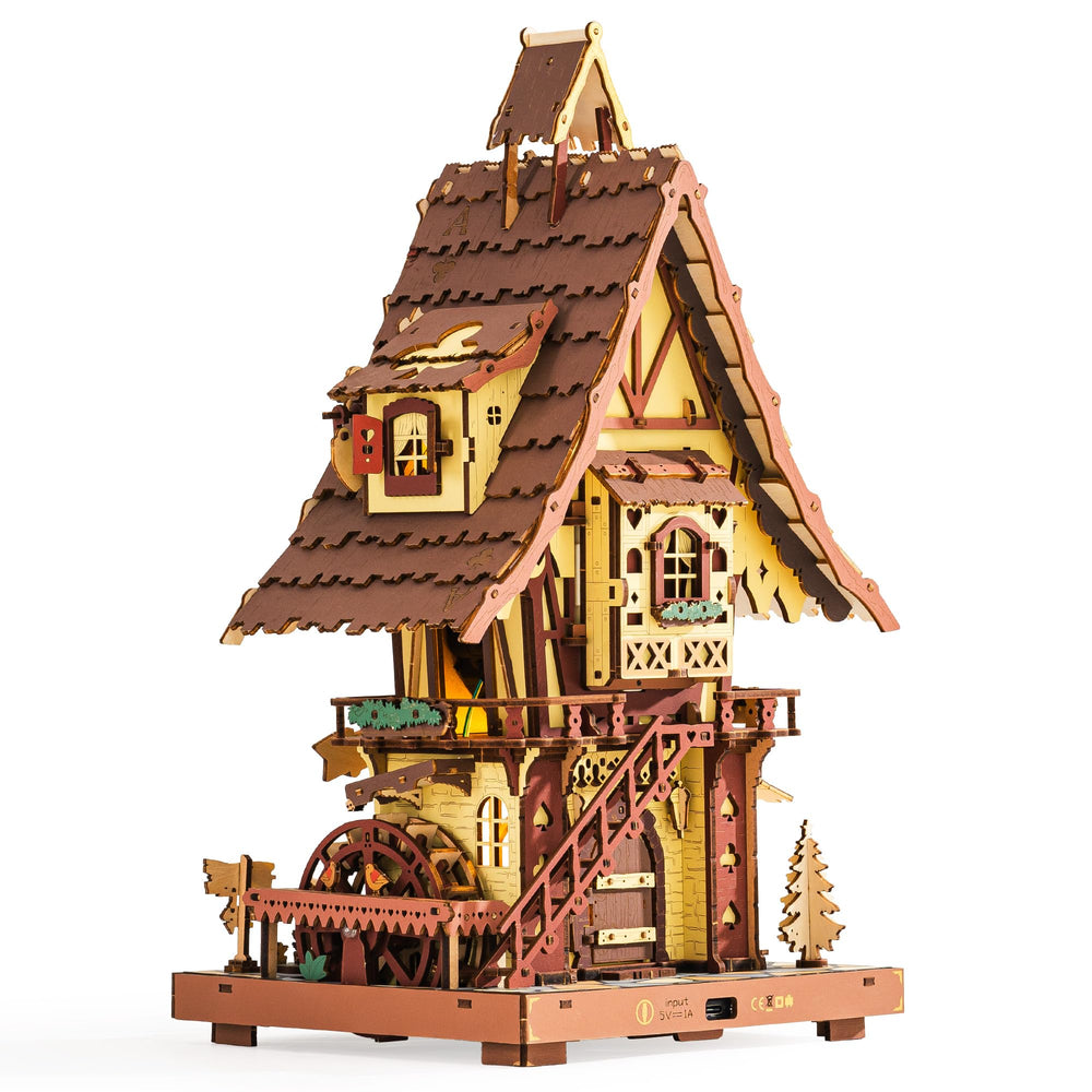 ROKR Cuckoo Clock gift idea for puzzle lovers and design enthusiasts
