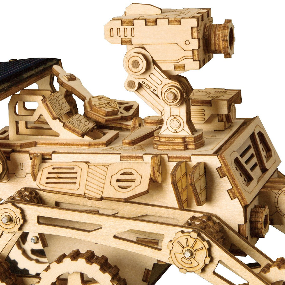ROKR Curiosity Rover complete model makes a decorative, educational display for shelves.
