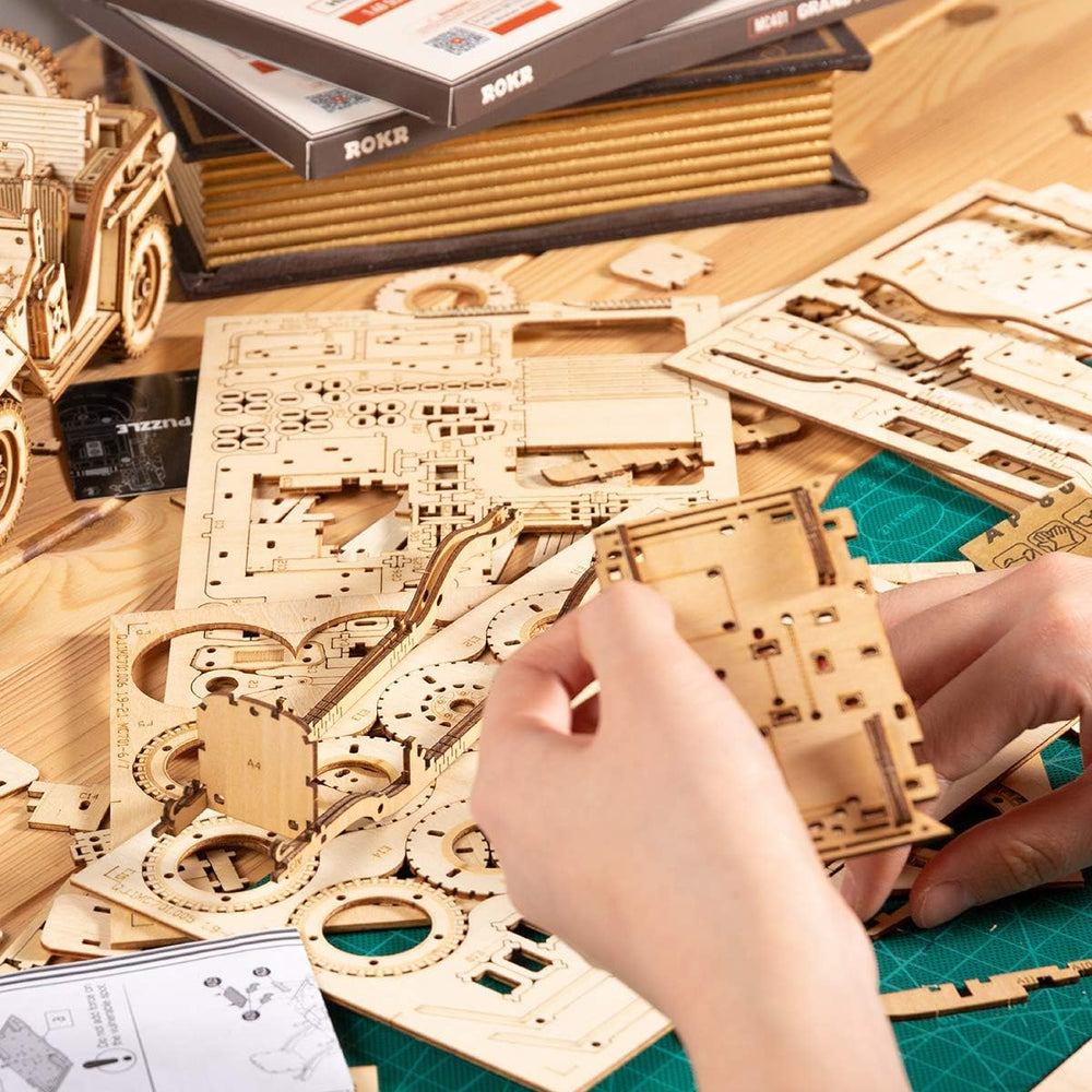 ROKR desk decor car model adds a sophisticated touch to workspaces