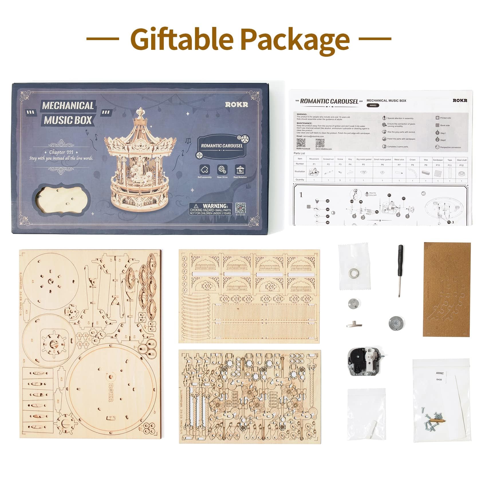 ROKR display-ready gift kit offers a unique, thoughtful present.