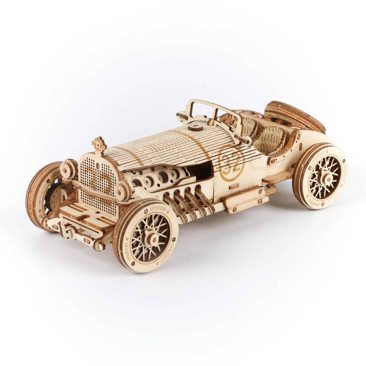 ROKR Grand Prix car kit unassembled parts enable engaging DIY building