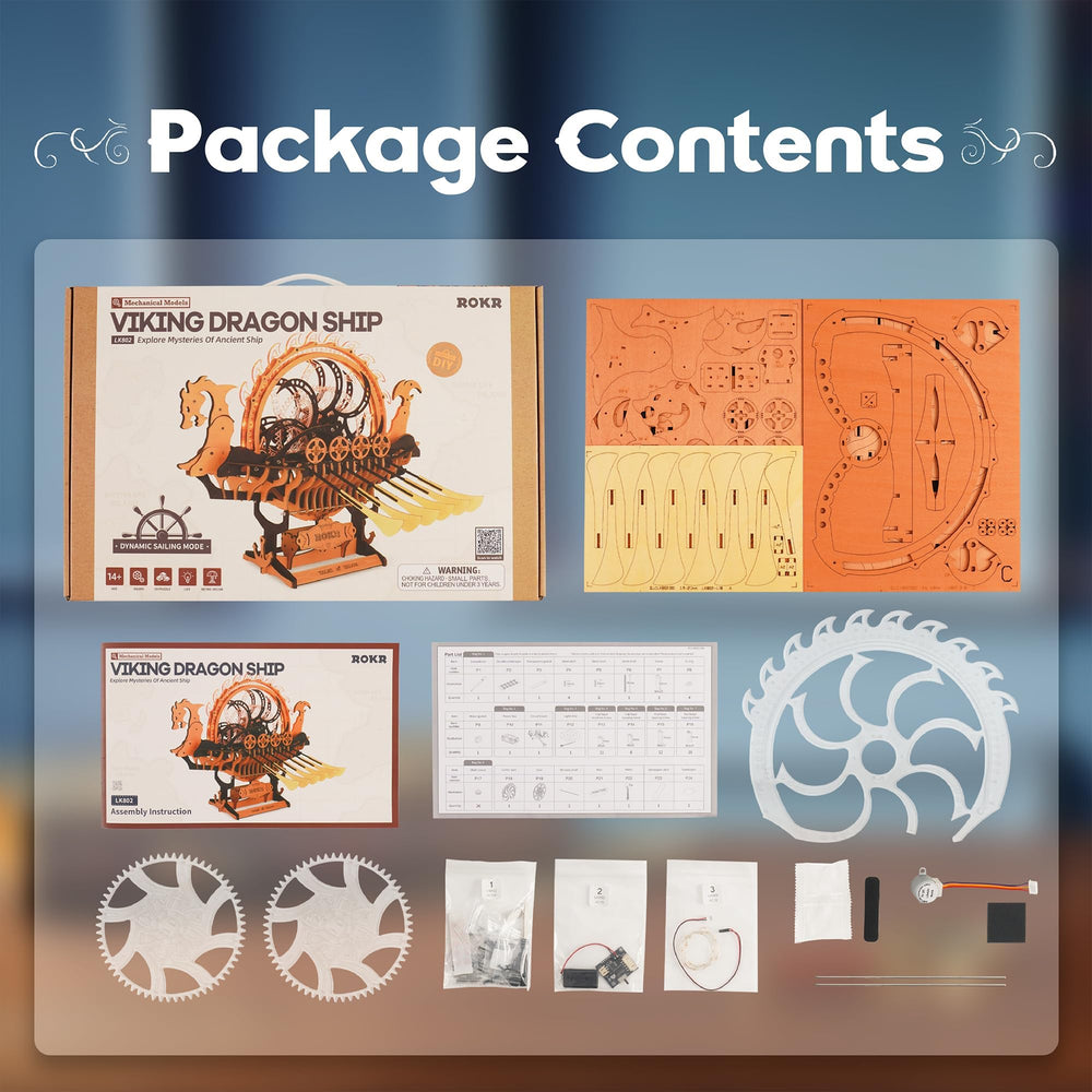 ROKR includes spare parts in the package for peace of mind.