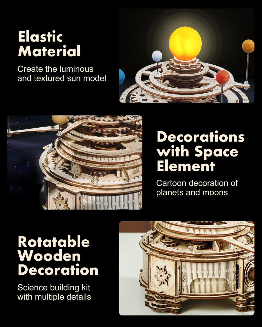 ROKR instruction booklet guides builders step by step for a satisfying build.