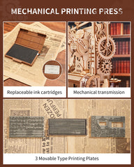 ROKR gear mechanism puzzle showing precise mechanical design