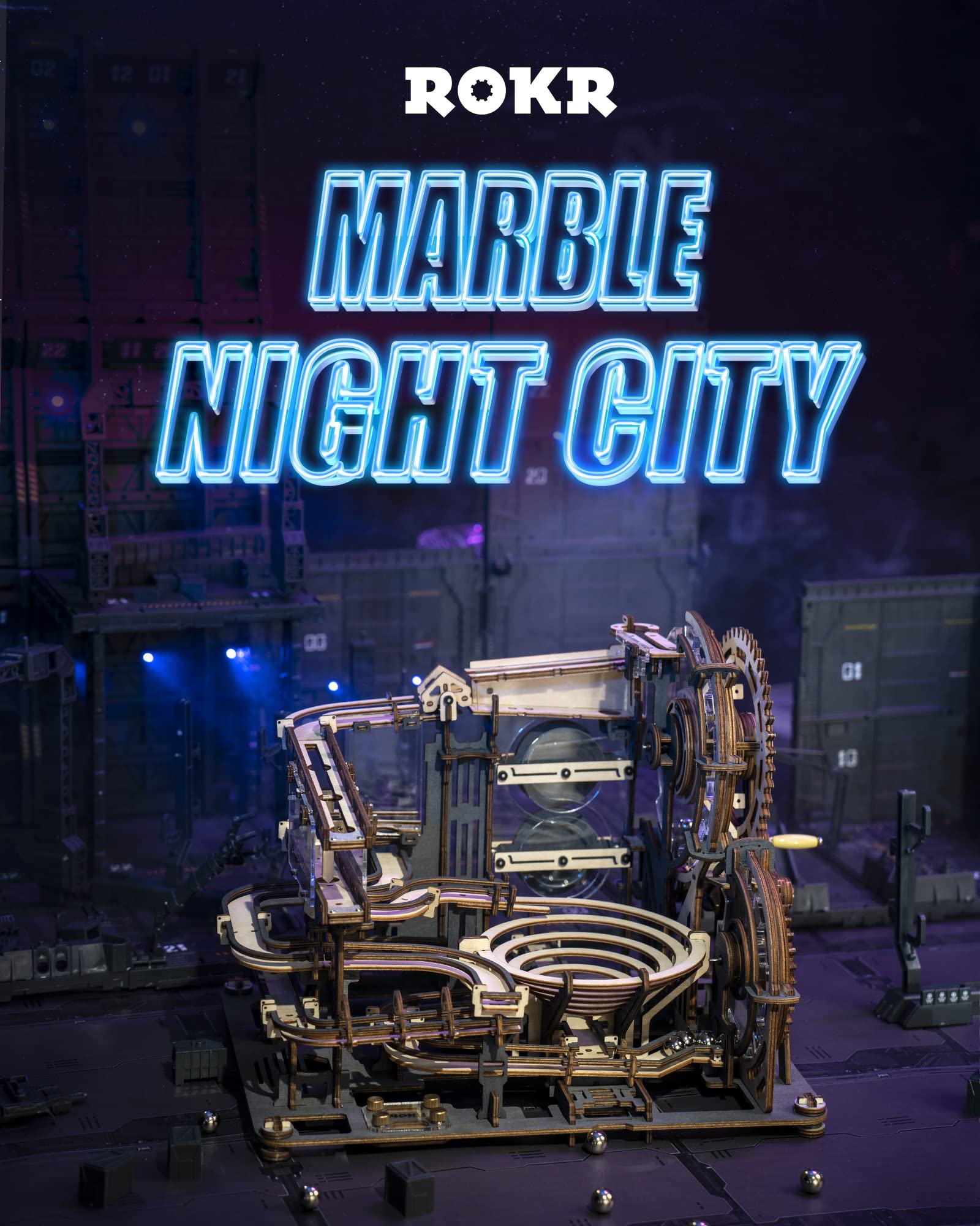 ROKR Marble Night City assembly-parts guide a rewarding, step-by-step build