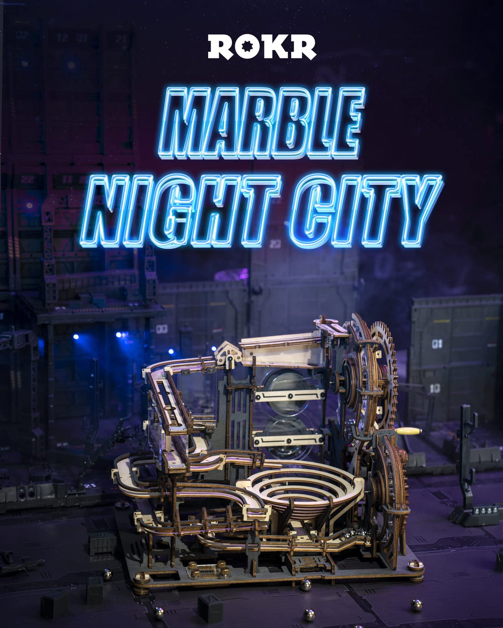 ROKR Marble Night City assembly-parts guide a rewarding, step-by-step build