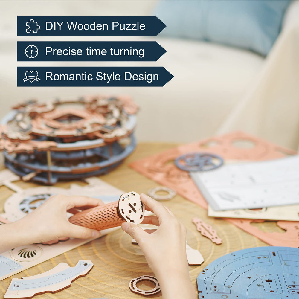 ROKR pendulum weight setup highlights decorative motion for classic ambience
