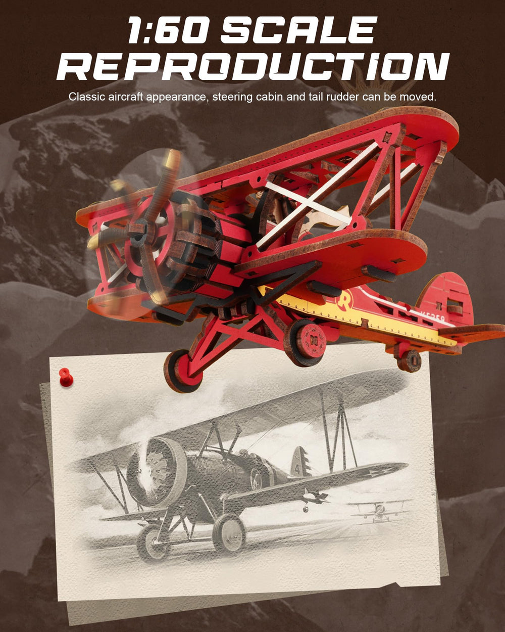 ROKR propeller and rudder adjustable detail—interactive features for curious minds.