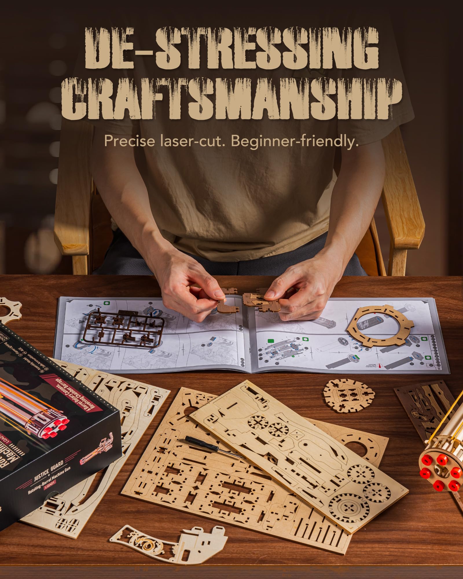 ROKR 3D puzzle assembly offers challenging yet rewarding STEM experience