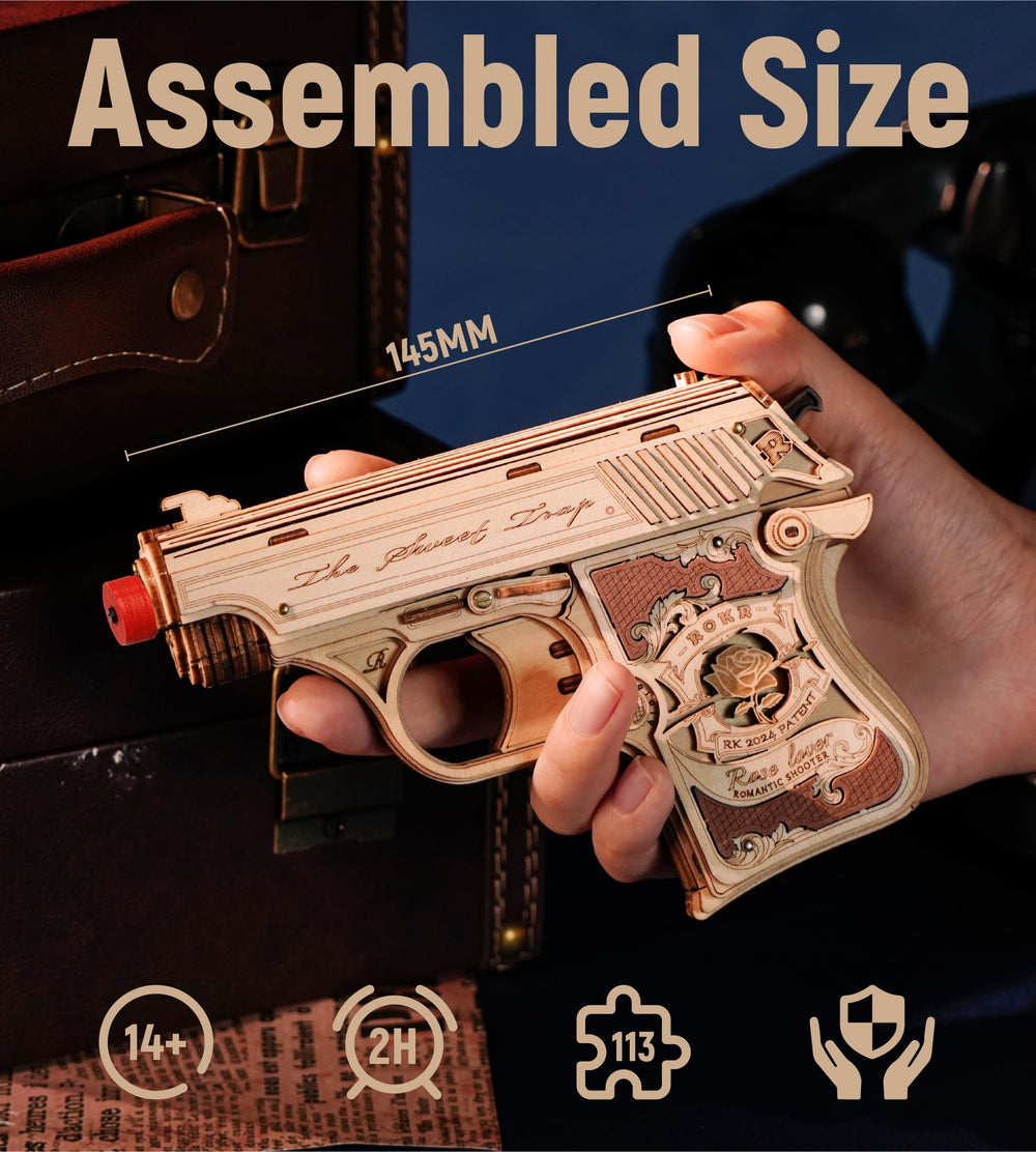ROKR screws provide a stable, lasting final model.