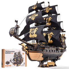 ROKR Seahorse Barque puzzle top view, ideal for focus and relaxation