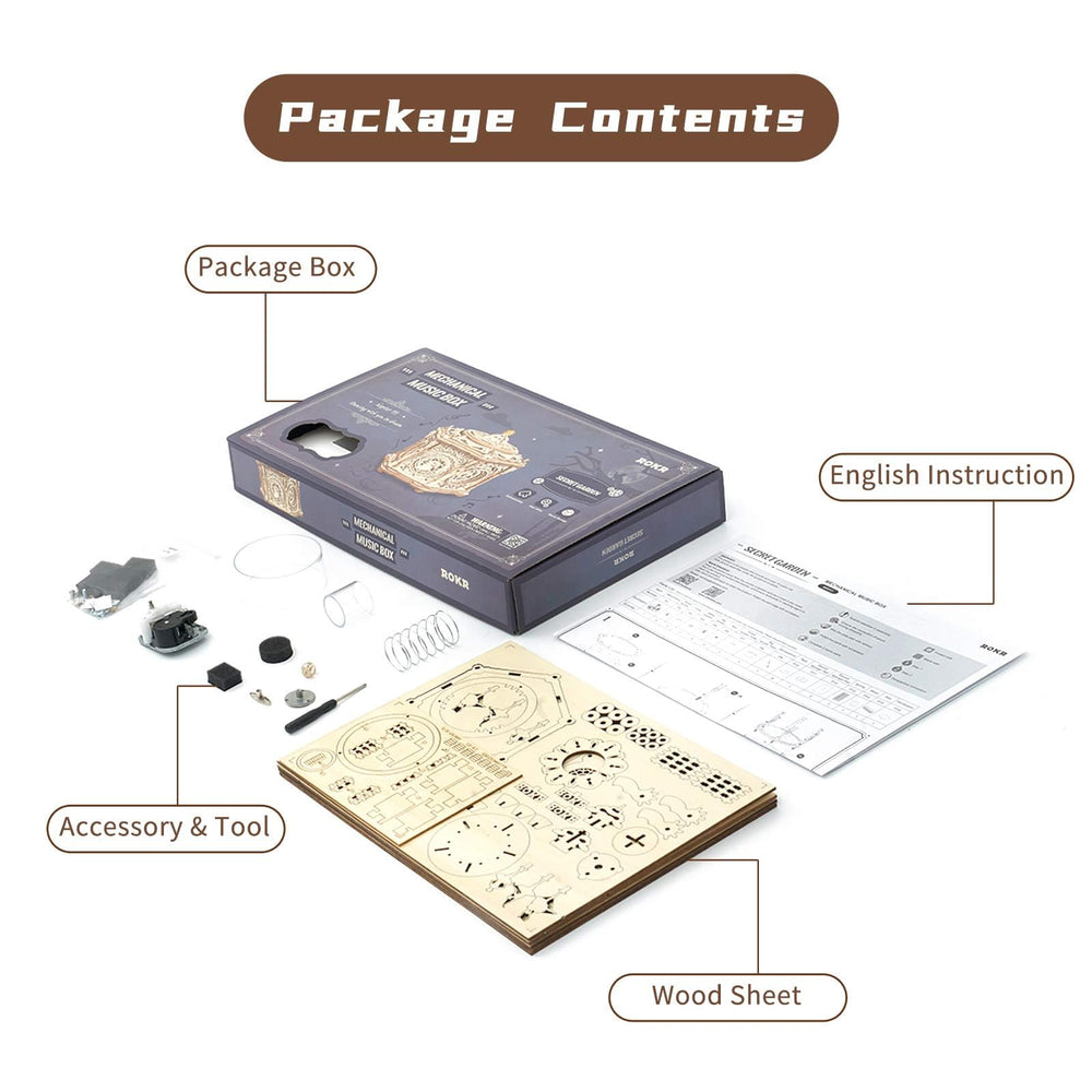 ROKR Secret Garden gift-ready design makes a charming present for any occasion.