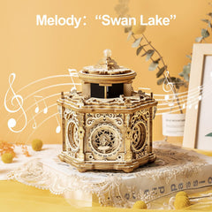 ROKR Secret Garden hidden jewelry storage reveals a concealed compartment for small keepsakes.