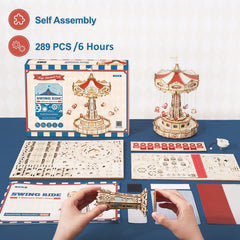 ROKR step-by-step manual guides a relaxing project.